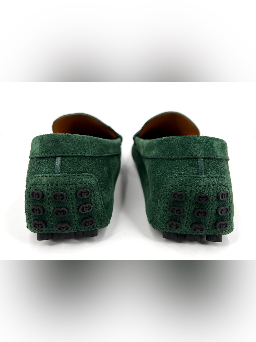 Gucci Men Byorn Horsebit Suede Driver Logo Loafers UK 9.5 - US 10 - EU 43.5 - Picture 6 of 11